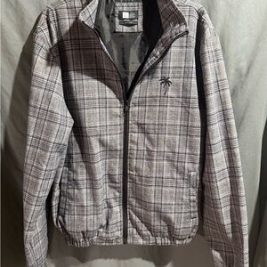 LIRA CRTV/SCTY Men’s Full Zip-up Plaid Jacket